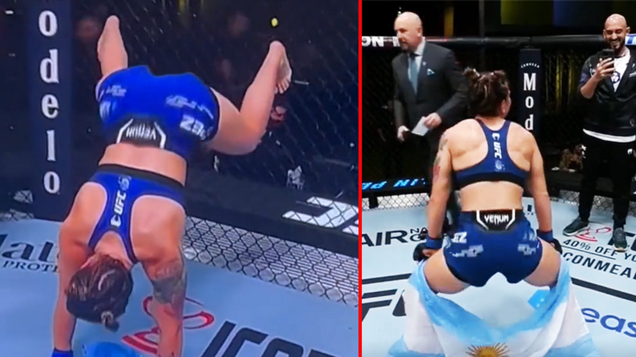 'It’s art': UFC fighter brags about OnlyFans earnings after sexual post-fight dance while her young son is in the audience