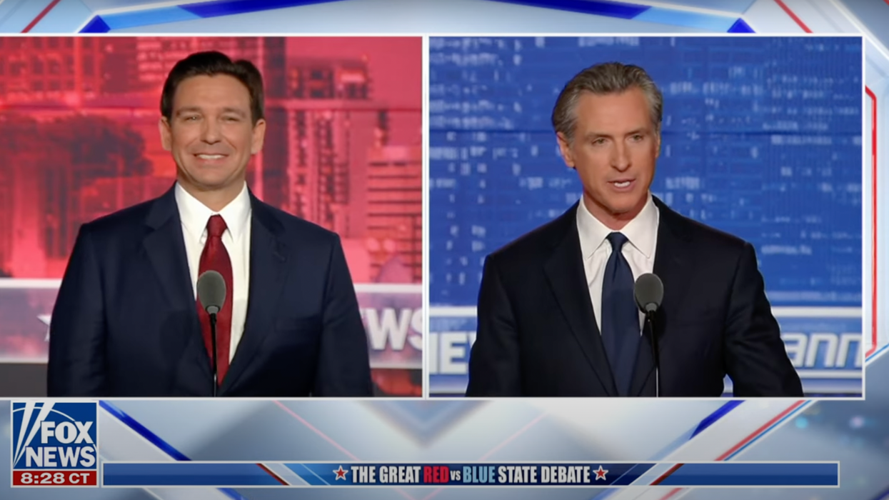 Ron DeSantis calls Gavin Newsom 'a slick, slippery politician' during head-to-head debate moderated by Sean Hannity