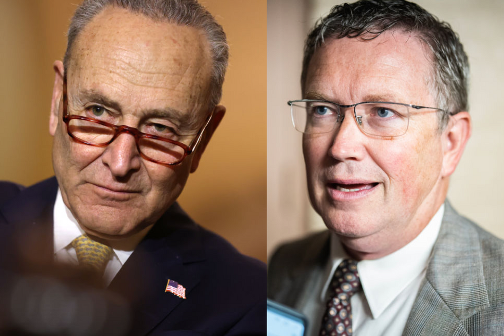 Chuck Schumer calls Thomas Massie's Zionism-related meme post 'antisemitic‚ disgusting‚ dangerous'