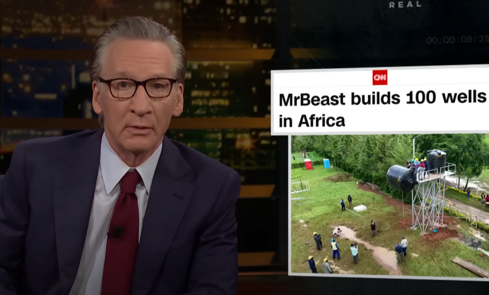 'F***ing idiots': Bill Maher crushes 'woke' media for attacking MrBeast for his charitable work around the world