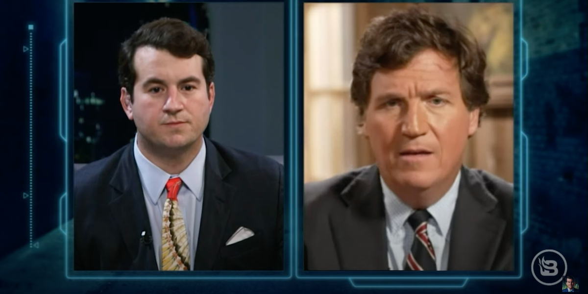NextImg:Tucker Carlson talks COVID-19 vaccines, UFOs, and claims Alex Jones has 'prophetic ability' | Blaze Media