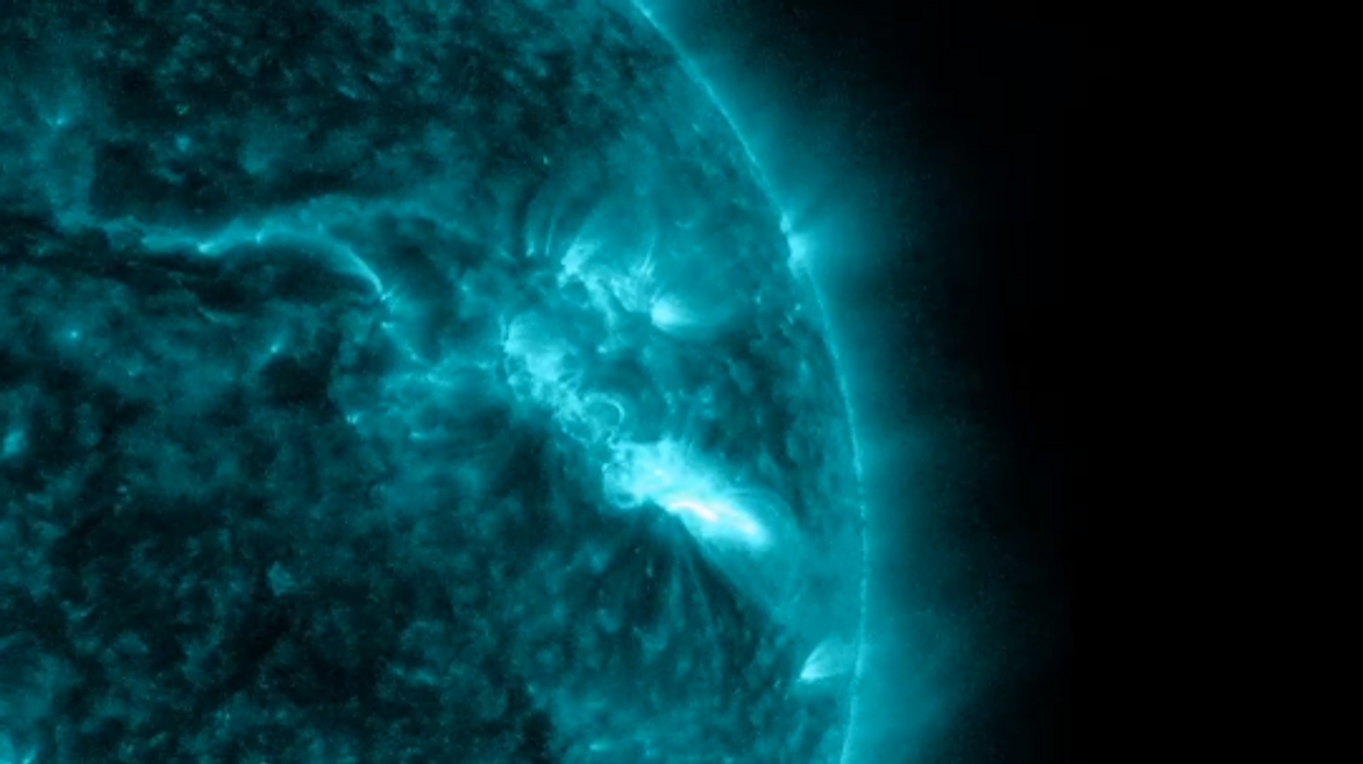 One of the largest solar flares ever recorded knocks out radio, could be headed for Earth