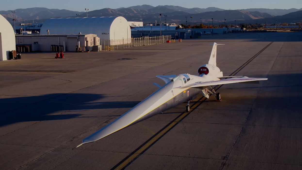 NASA and Lockheed Martin reveal 'supersonic' jet that could be next generation of commercial air travel