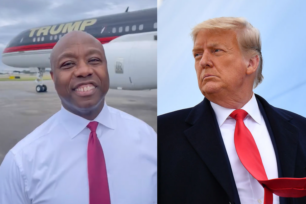 Sen. Tim Scott teases Trump endorsement