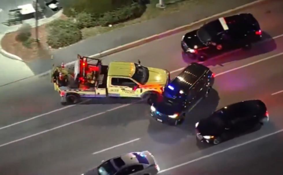 WATCH: Rampaging DOT tow truck unleashes havoc‚ leads police on high-octane chase in Maryland