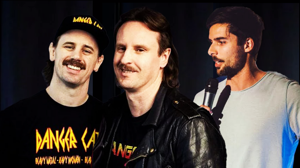 Death threats and promises of 'arson' cause comedy trio to cancel 8 shows after jokes and merchandise offend audiences