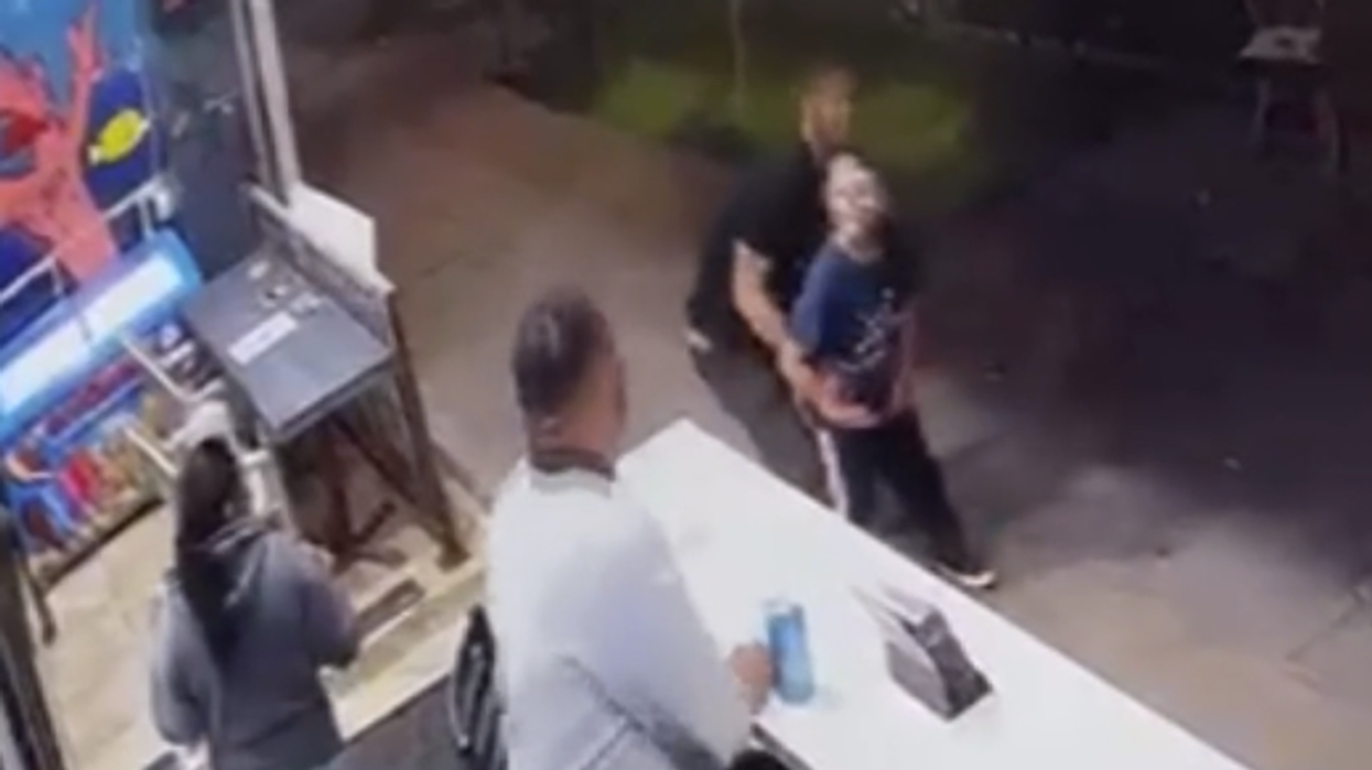 Chilling video shows moment California man attempts to kidnap 8-year-old in front of dad, abduction thwarted by good Samaritans