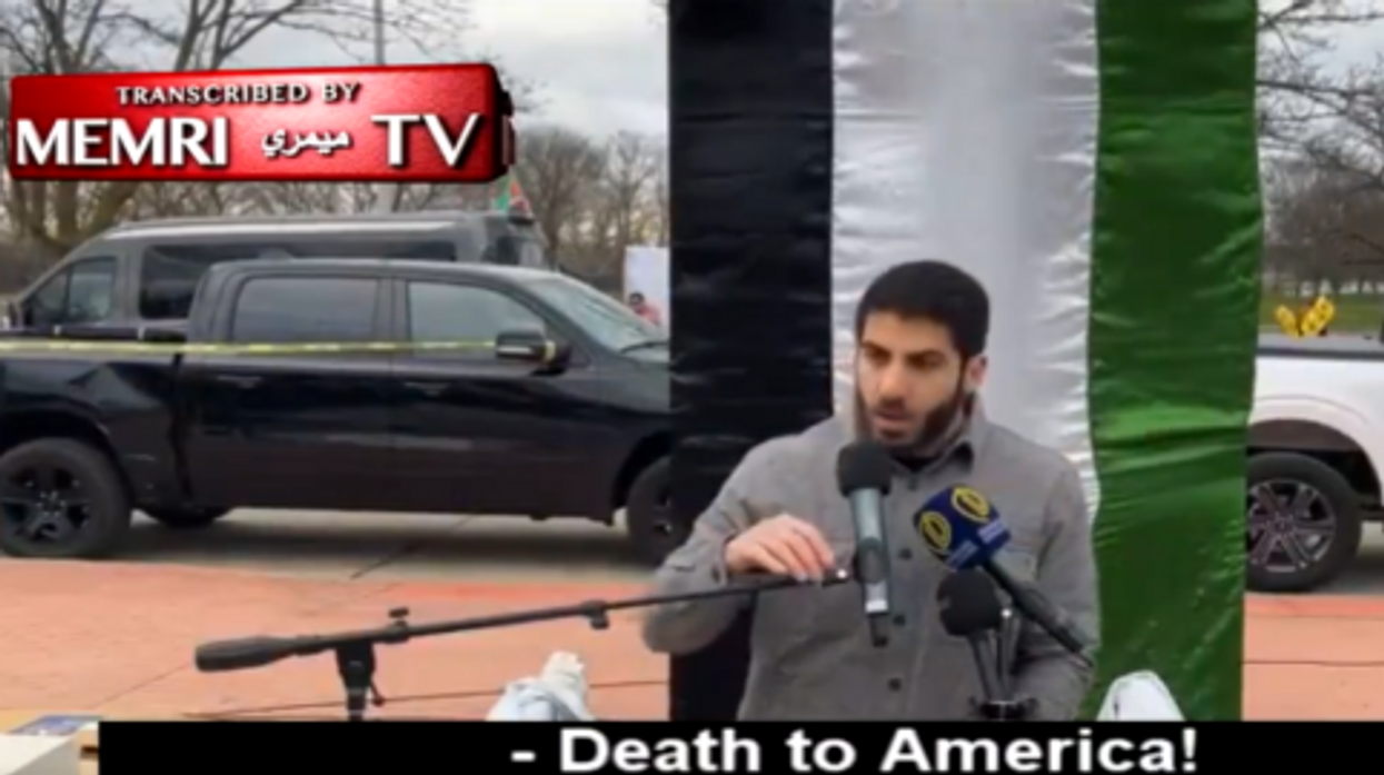 Genocide Joe has to go: Pro-Palestine supporters chant 'Death to America!' in Michigan, demand 'entire' US system be eliminated