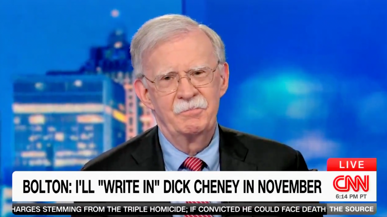 John Bolton says he voted for Dick Cheney in 2020 and will do so again in 2024