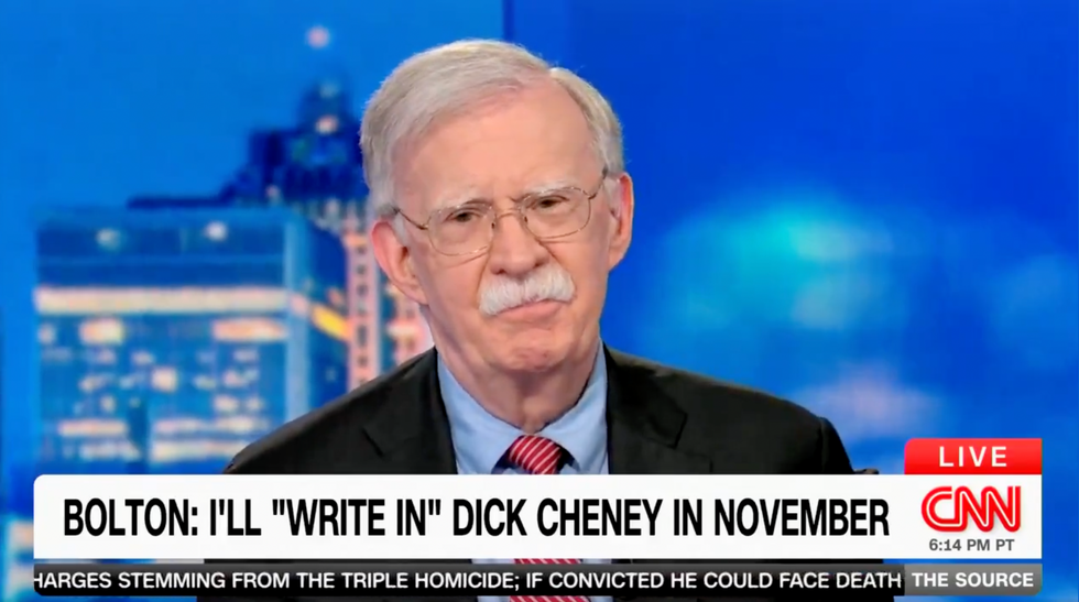 John Bolton says he voted for Dick Cheney in 2020 and will do so again in 2024