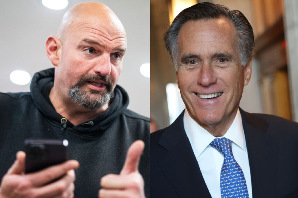 John Fetterman endorses the idea of Mitt Romney for Harvard president