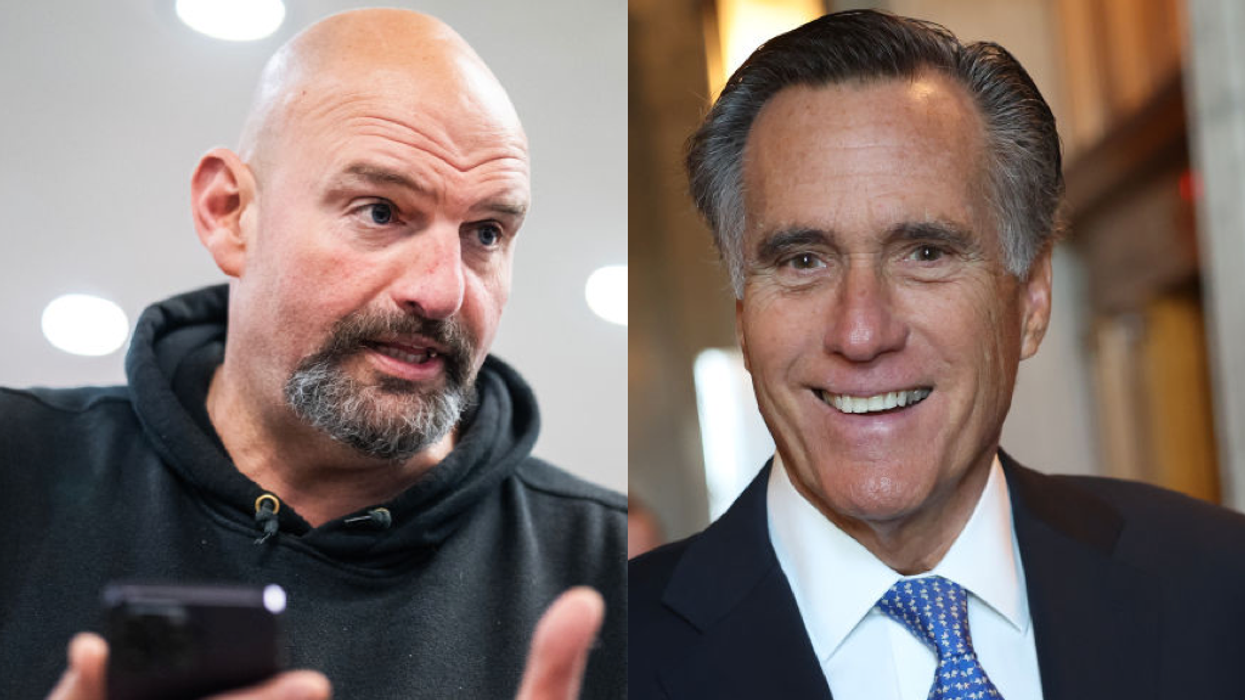 John Fetterman endorses the idea of Mitt Romney for Harvard president