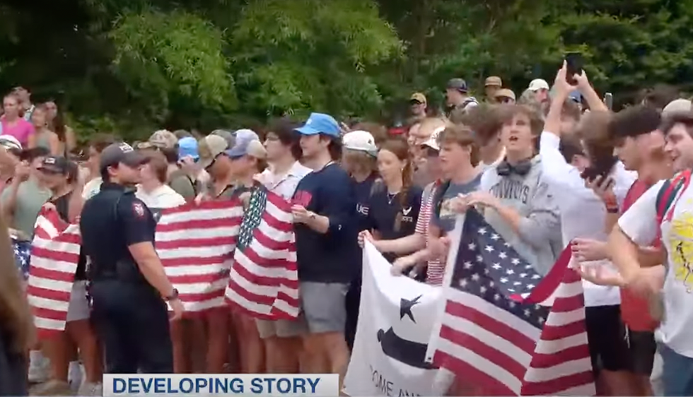 'We believe in God and Jesus ... we don’t stand for that': Pro-Hamas radicals evacuated from Ole Miss — in face of Old Glory