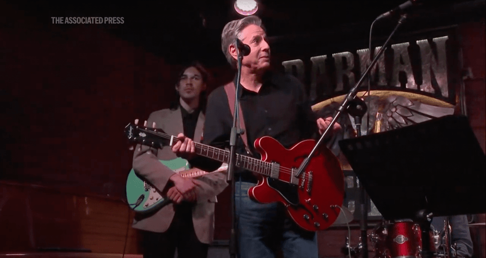 Secretary of State Antony Blinken plays rock music during Ukraine trip