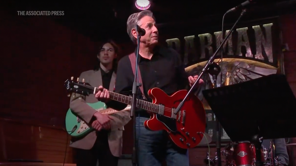 Secretary of State Antony Blinken plays rock music during Ukraine trip
