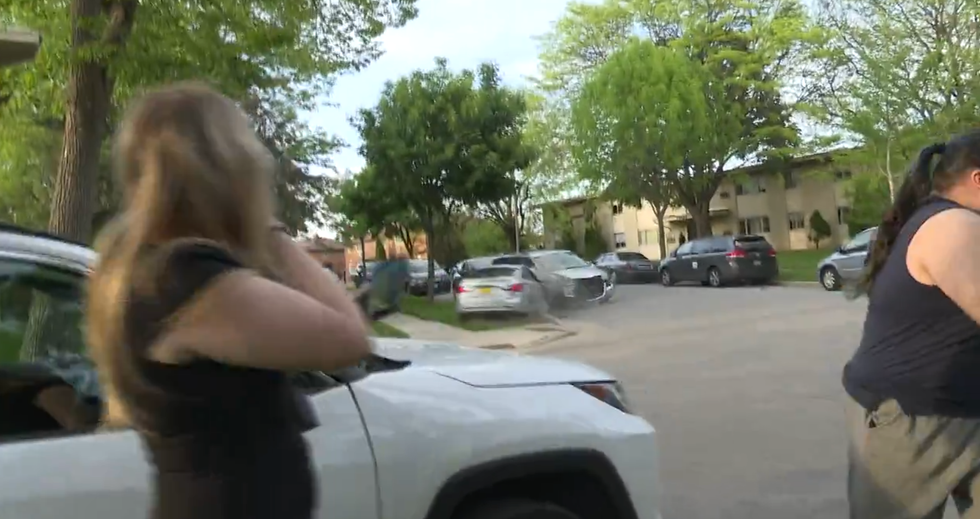 Milwaukee news team catches wild moment driver crashes stolen car and runs away