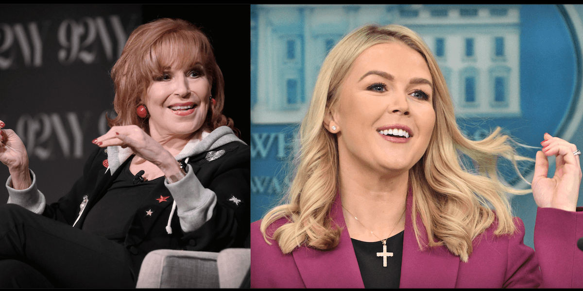 Joy Behar roasted for saying Karoline Leavitt got WH press secretary job 'because according to Donald Trump she's a 10' | Blaze Media