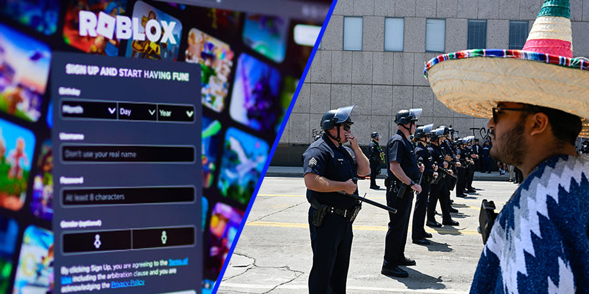 Kids ‘cosplaying as ICE agents’ and performing raids on ‘illegals’ in Roblox game Kids ‘cosplaying as ICE agents’ and performing raids on ‘illegals’ in Roblox game