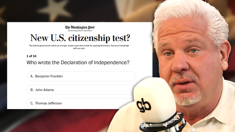 Glenn Beck took the NEW American citizenship test. Was it as HARD as they say?