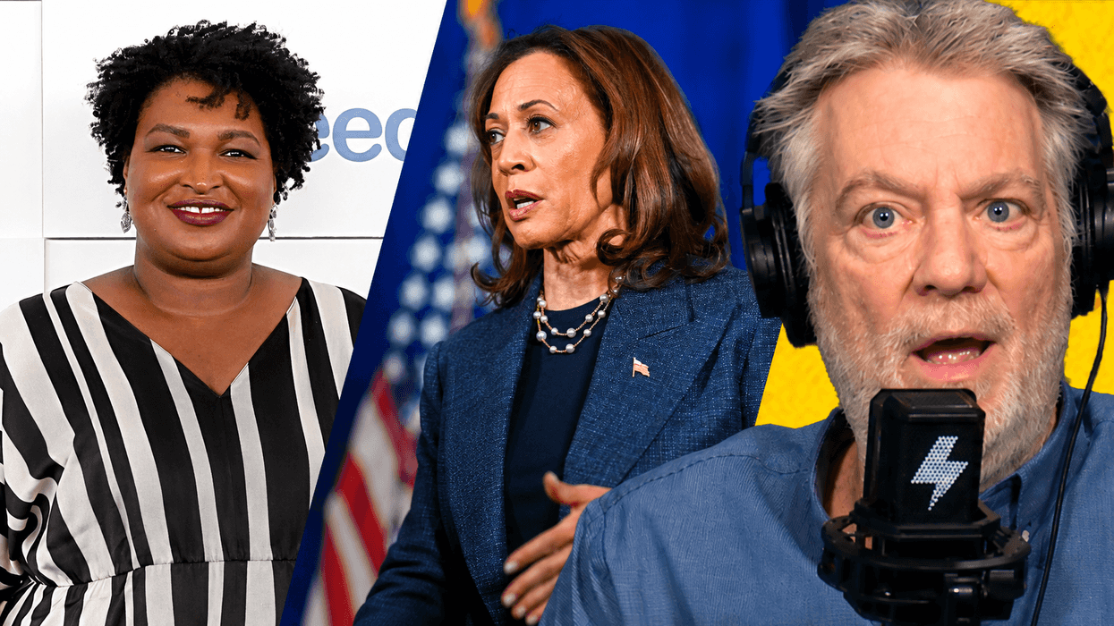 Kamala Harris reaches for Nazi slogan on Stacey Abrams' podcast
