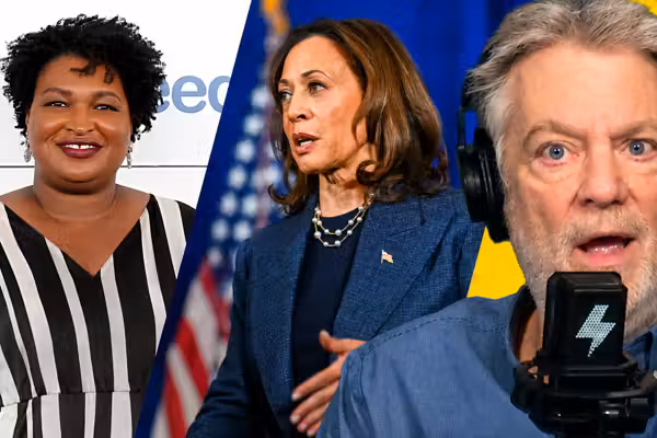 Kamala Harris reaches for Nazi slogan on Stacey Abrams' podcast