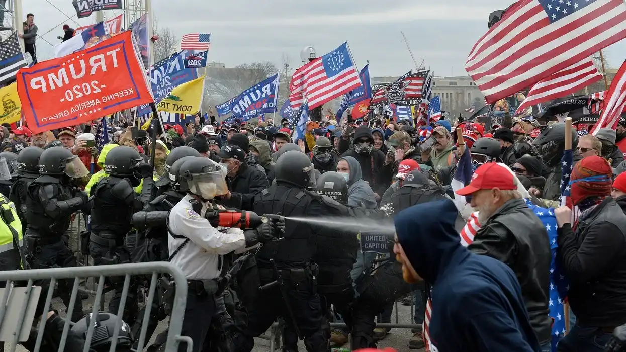 'That's f***ing fascist': Tim Pool blasts leftist into stunned silence for condemning Trump's promised Jan. 6 pardons