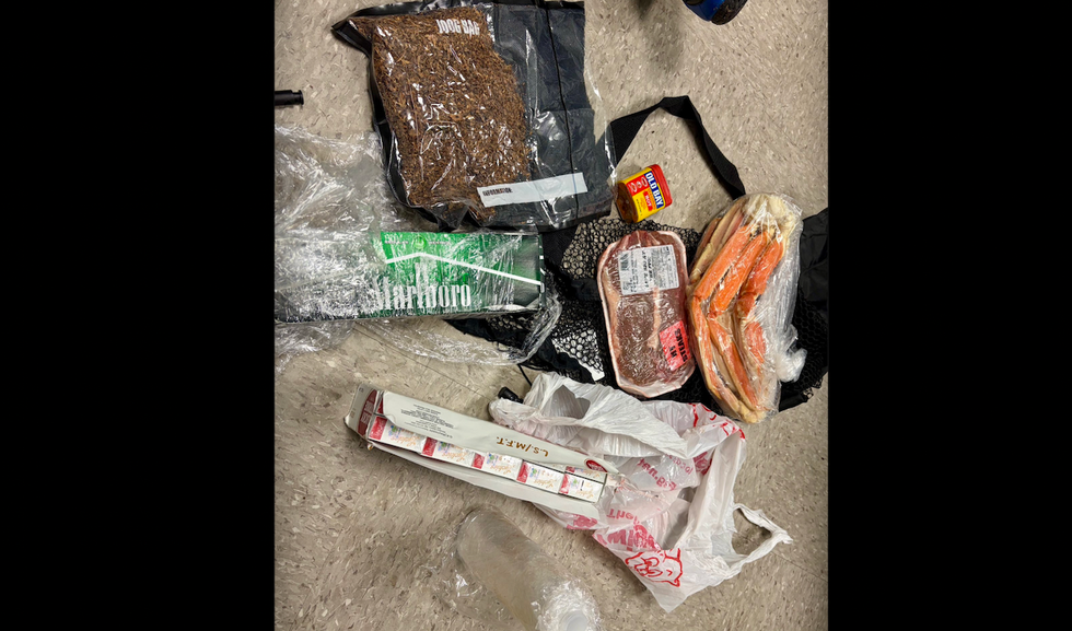 Intercepted prison drone drop includes ingredients for 'early holiday Old Bay crab boil and steak dinner,' officials say