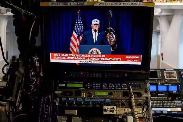 Iranian state TV hijacked with Trump, Netanyahu message urging citizens to 'seize control'