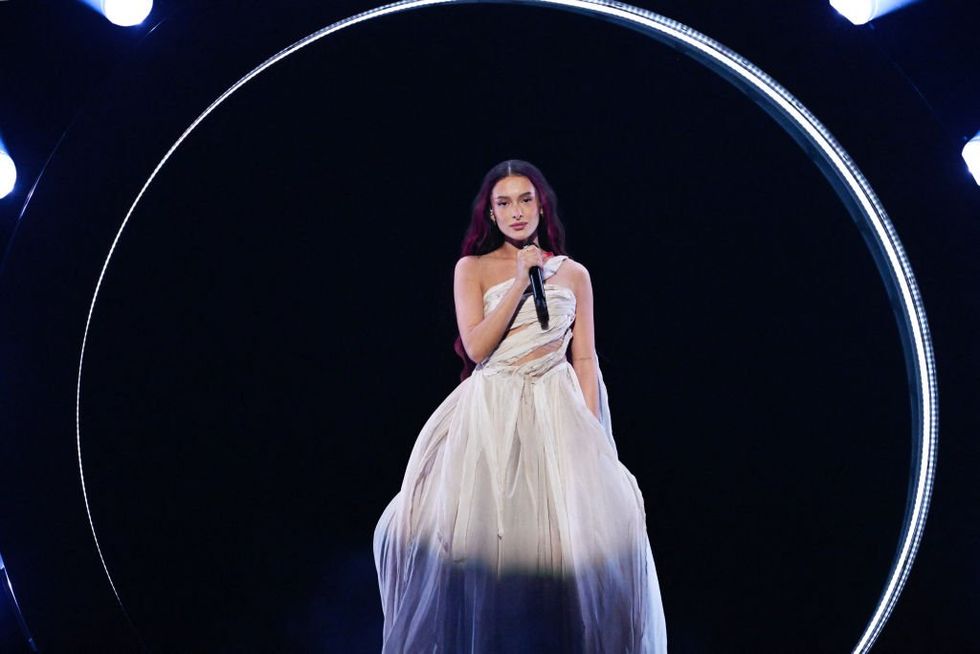 Israeli singer Eden Golan elegantly responds when asked whether her very existence at Eurovision poses a threat