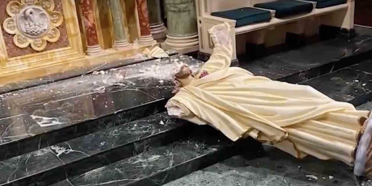 'It does feel like an attack on our faith': Another Jesus statue ...