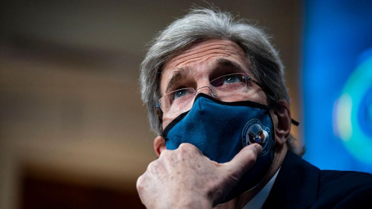 It happened again: John Kerry disregards Biden administration's mask rules at Boston airport
