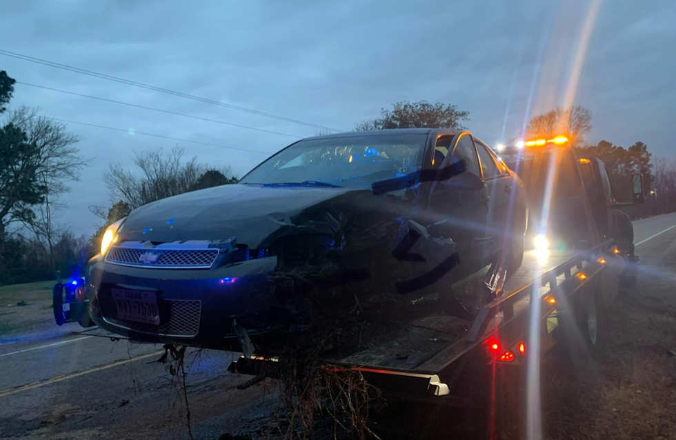 It's a rude awakening for pair of 13-year-old girls — runaways from Texas — after crashing car into tree in Louisiana