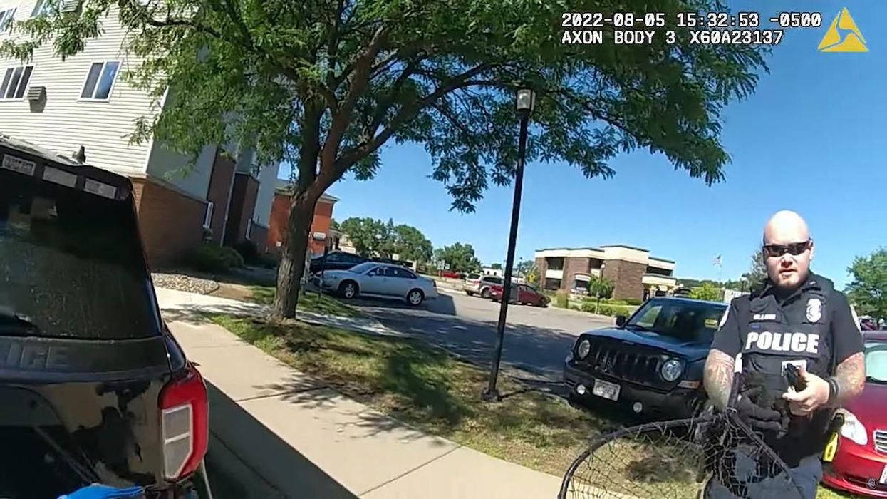 'It's a turkey, not a tiger!' Bodycam footage shows police response to wild break-in call