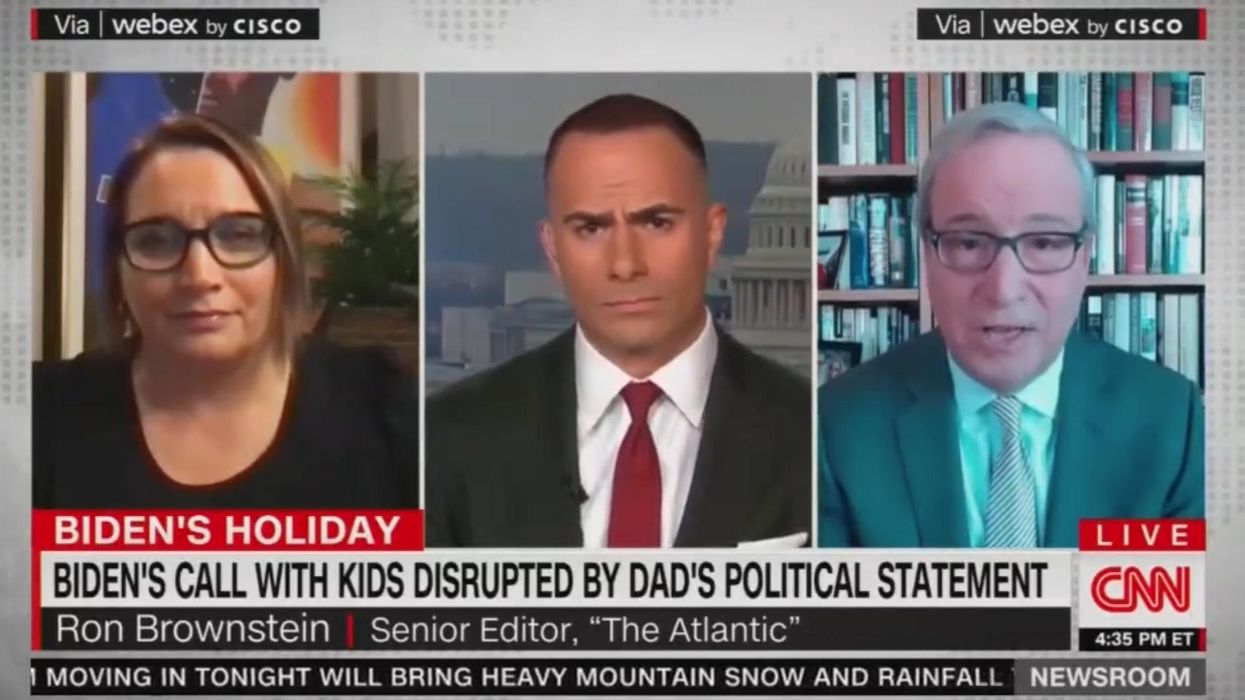 'It's about insurrection': CNN analyst pushes absurd idea about father who told Biden 'Let's Go Brandon'