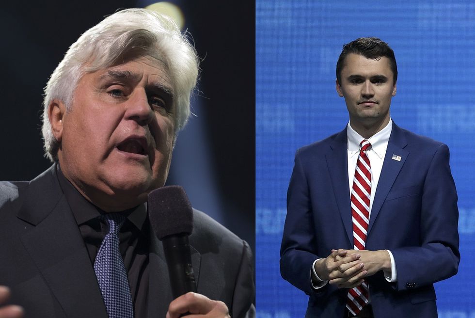 'It's the death of free speech!' Jay Leno expresses his shock at killing of Charlie Kirk