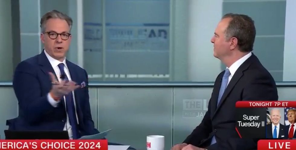 Jake Tapper drops the truth on Adam Schiff for attacking Robert Hur over Biden's memory problems: 'Actually broken the law'