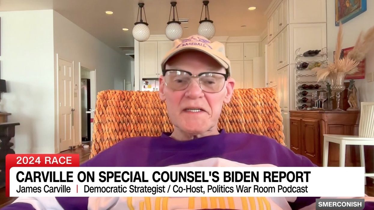 James Carville admits about Biden what other Democrats refuse to say: 'And it's never going to get better'
