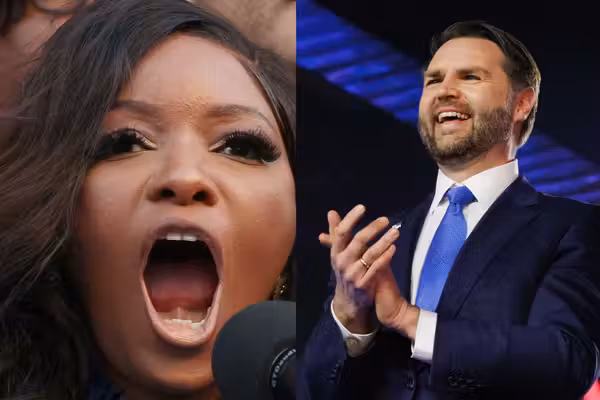 Jasmine Crockett melts down on 'The View' over 'racist' jab from JD Vance — and claims Republicans are disturbed by her