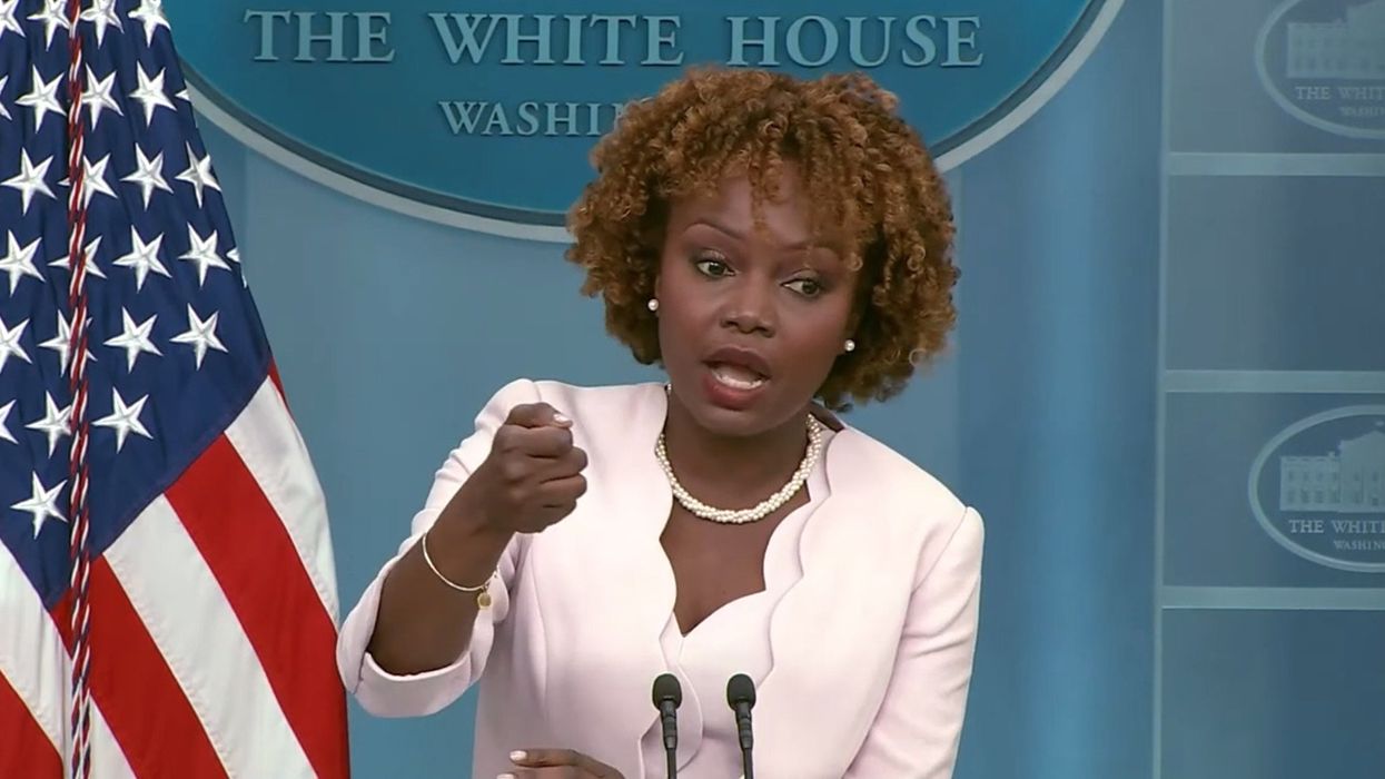 Jean-Pierre shows her displeasure when reporter rejects her excuse on Biden's 'cheat sheet' controversy