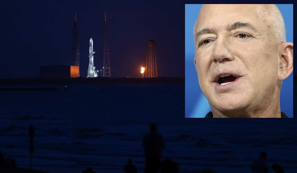 Jeff Bezos' Blue Origin rocket EXPLODES into massive fireball over Florida