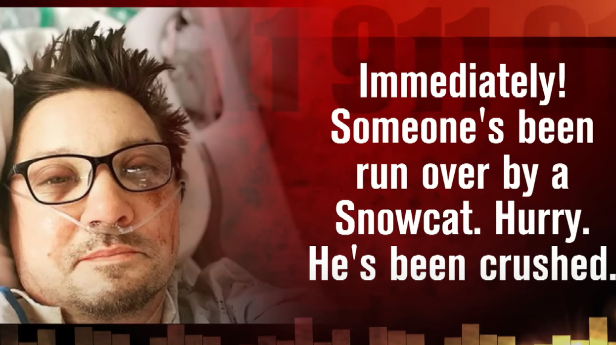 Jeremy Renner moaning in agony during desperate 911 call. Hollywood actor finally released from hospital, but doctors say he's not out of the woods yet.