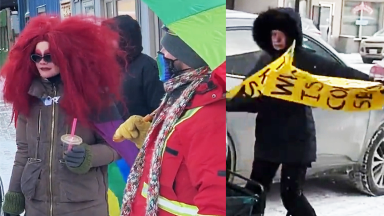 'Jesus was trans!' Protesters clash at 'all ages' drag show