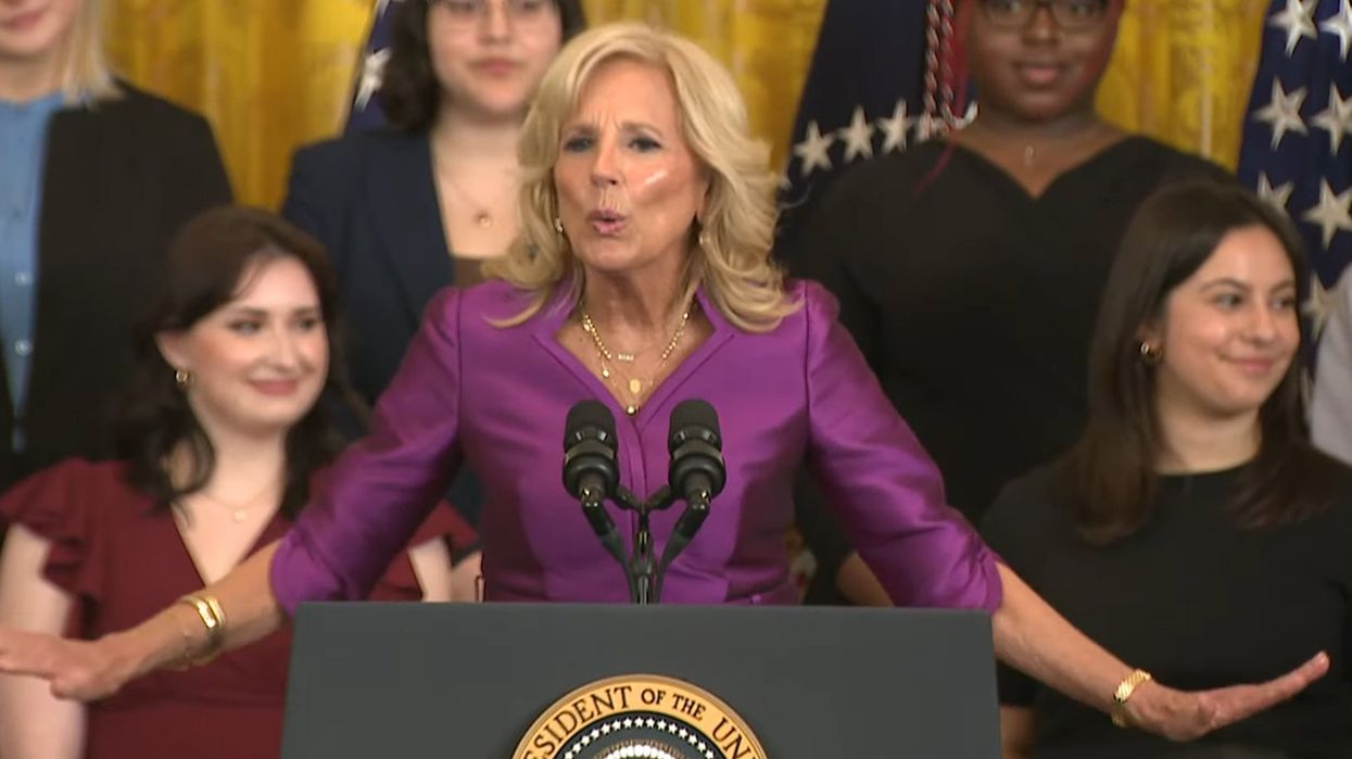 Jill Biden calls on men to step up for women's rights — even though definition of 'woman' continues to elude the Biden administration