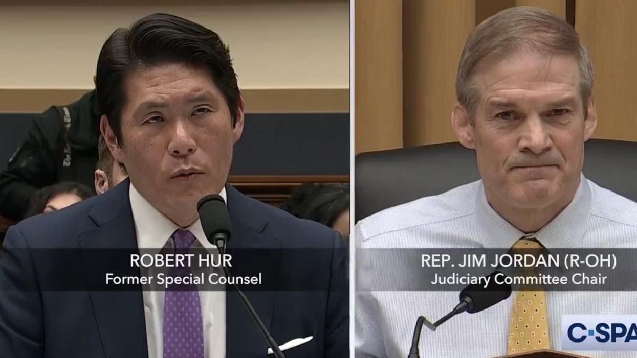 Jim Jordan gets Hur to make damning admission about Biden's motive for retaining classified docs: '$8 million'