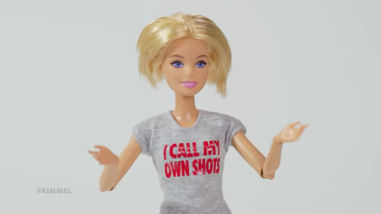 Jimmy Kimmel mocks vaccine skeptics with 'Anti-Vax Barbie' parody