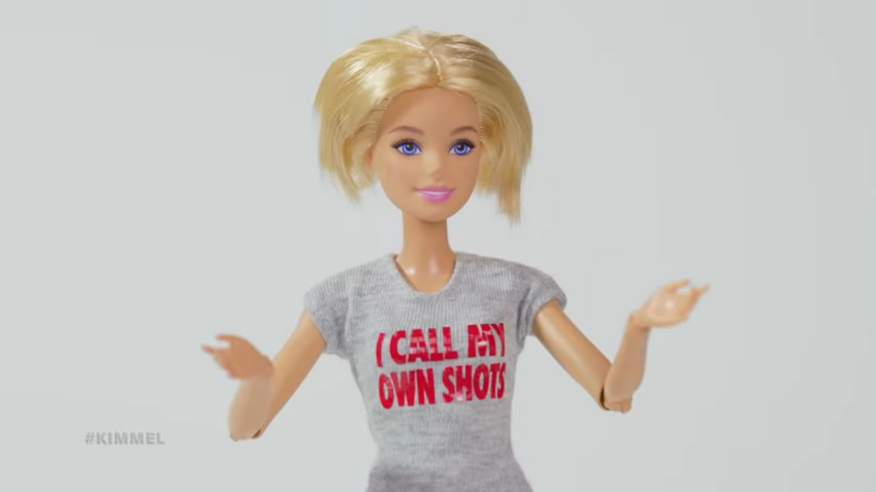 Jimmy Kimmel mocks vaccine skeptics with 'Anti-Vax Barbie' parody