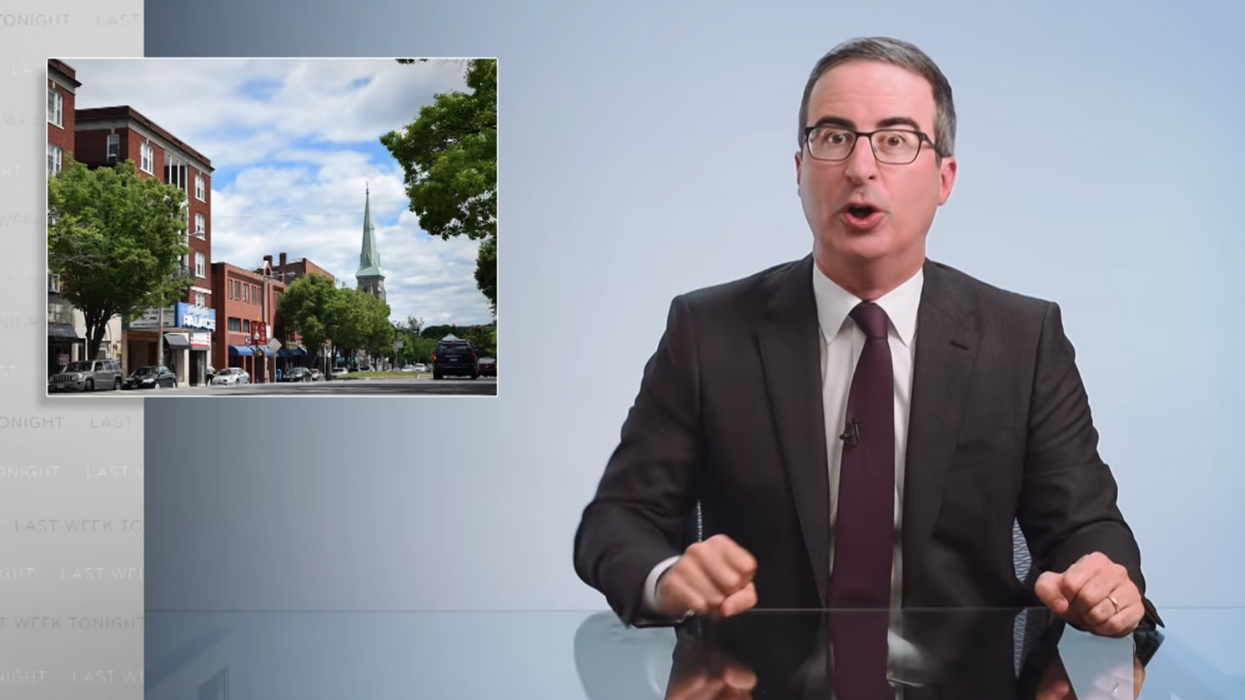 John Oliver rips Danbury, Conn., on his HBO show. Mayor hits back by naming a sewer plant after him.
