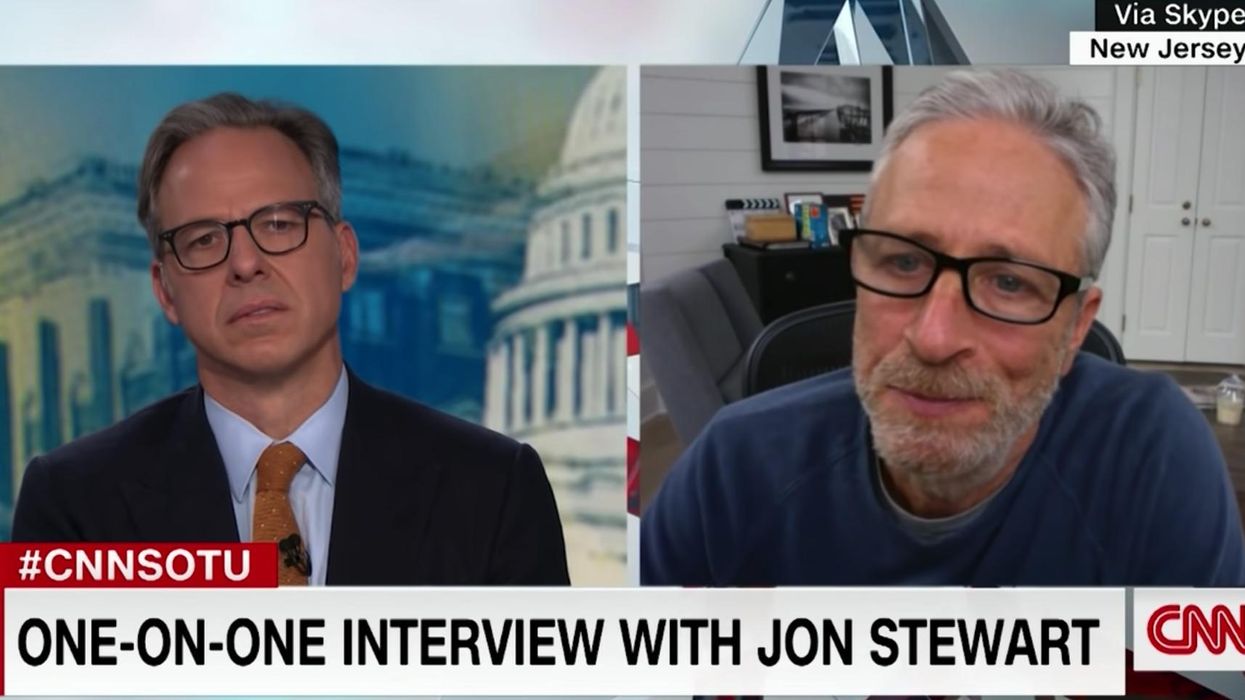Jon Stewart rebukes media for portraying Donald Trump as 'incredible supervillain': 'It's a mistake'