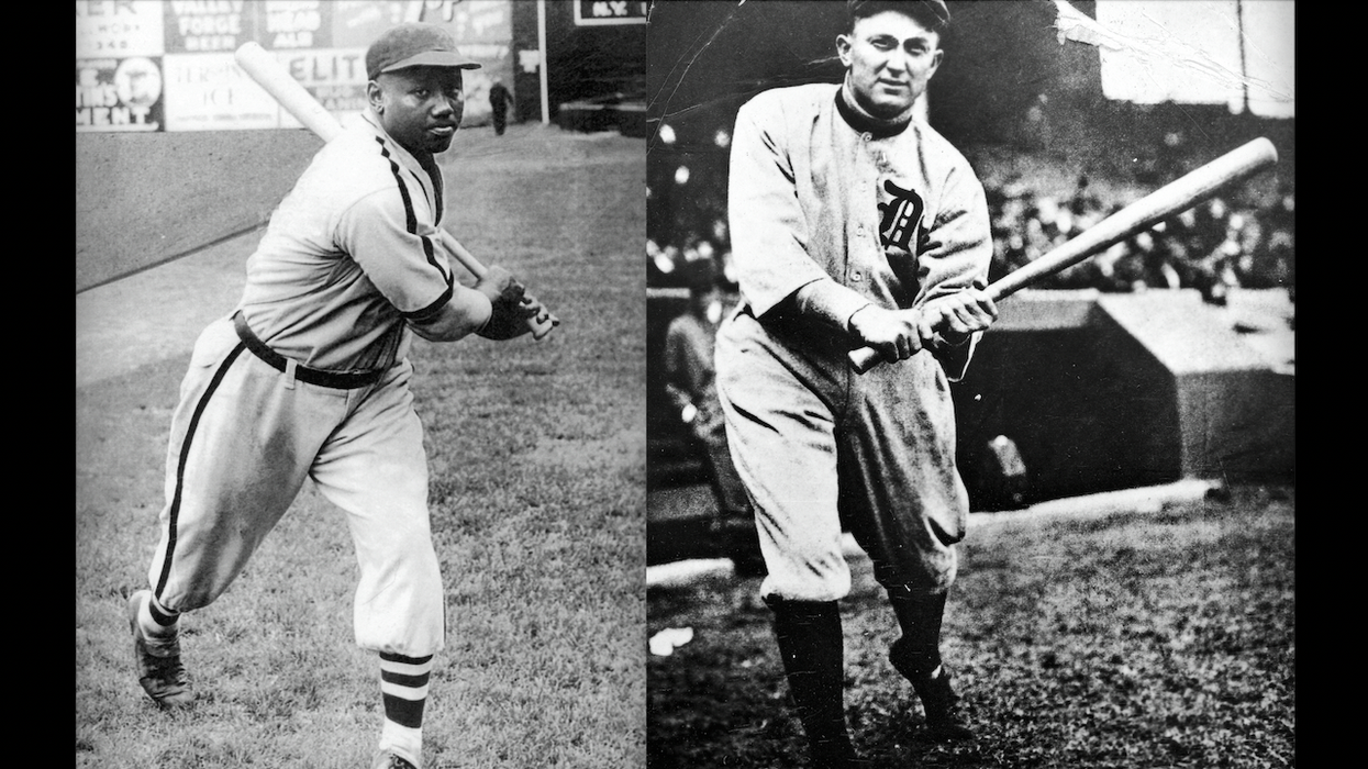 Josh Gibson dethrones Ty Cobb as baseball's lifetime batting average champ after Negro League stats added to MLB stats