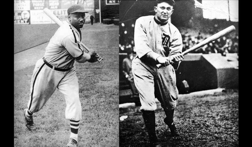 Josh Gibson dethrones Ty Cobb as baseball's lifetime batting average champ after Negro League stats added to MLB stats